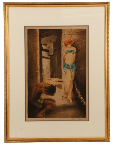 Louis Icart "Salome", Pencil Signed Etching (1 of 9)