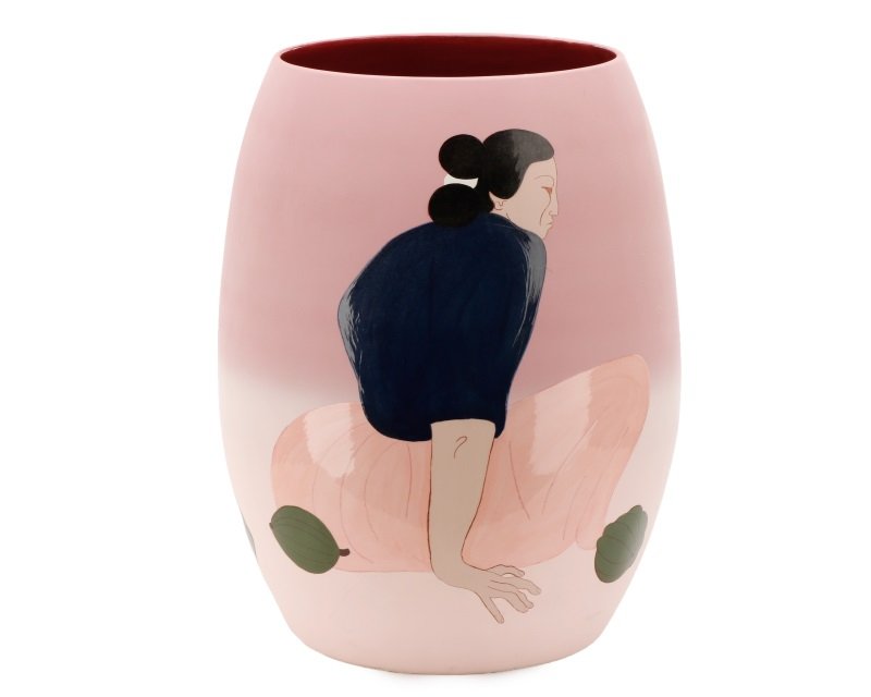 RC Gorman Ceramic Planter, "Calabasas", Signed (1 of 7)