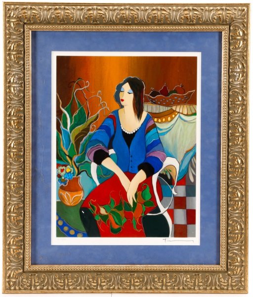 Tarkay, "Daydreaming #8", Limited Ed. Signed Print (1 of 8)