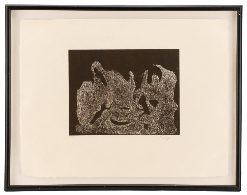 Mark Tobey "The Awakening-Night" Signed Etching (1 of 8)