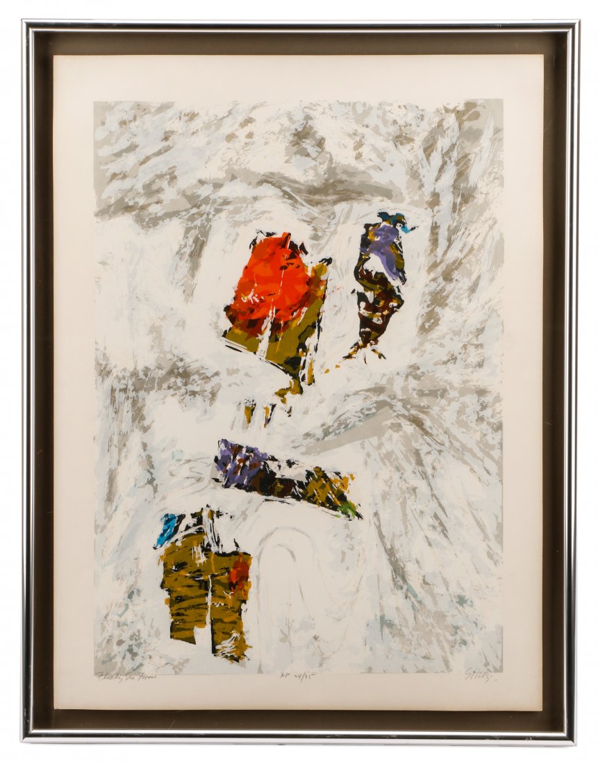 Seong Moy, "Floating Sea Forms", Signed Serigraph (1 of 7)