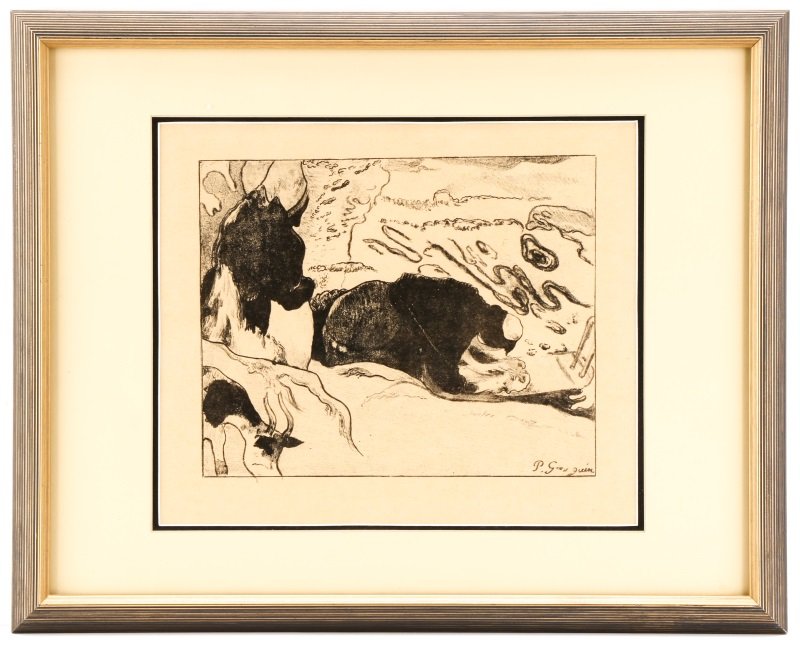 Paul Gauguin, "Les Laveuses"-1889, Lithograph (1 of 10)