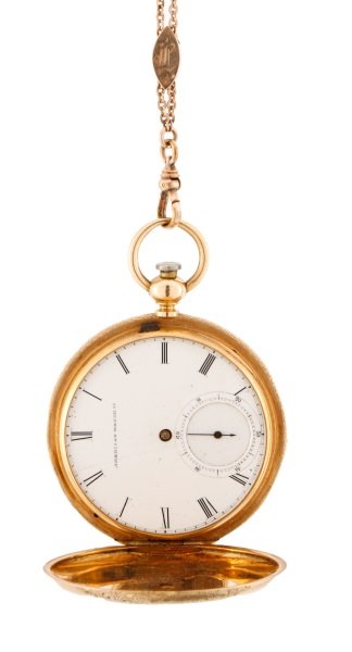 American Watch Co. 18k Gold Pocket Watch (1 of 7)