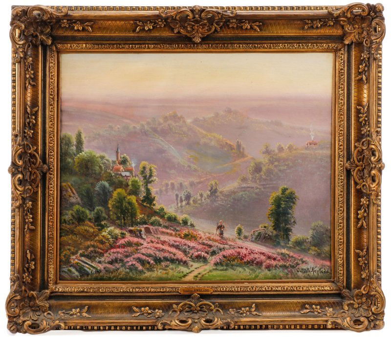Gaston Anglade, "Paysage aux Bruyere", Signed (1 of 10)
