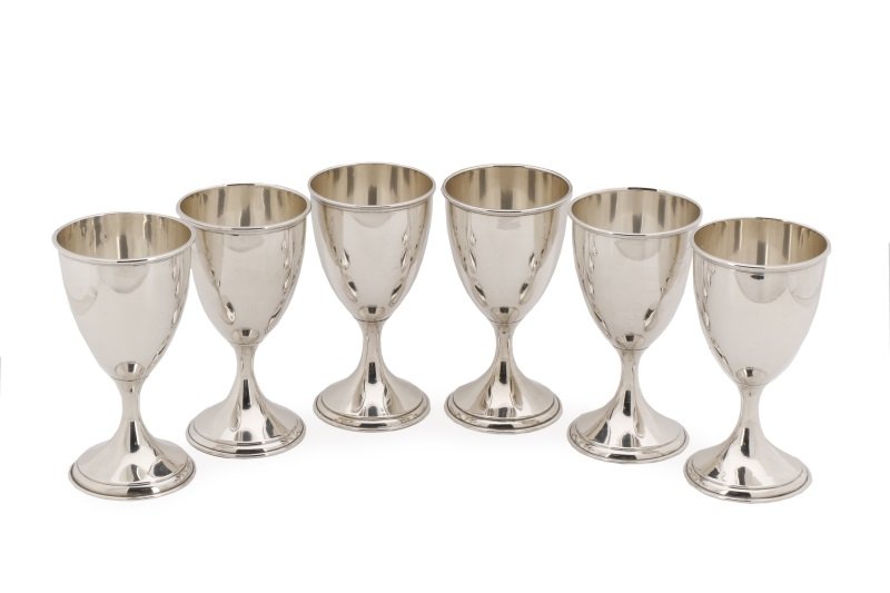 Set of 6 International Sterling Goblets (1 of 6)