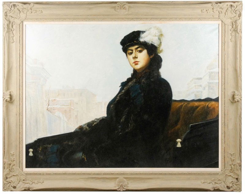 After Kramskoi, "Portrait of an Unknown Woman" (1 of 10)