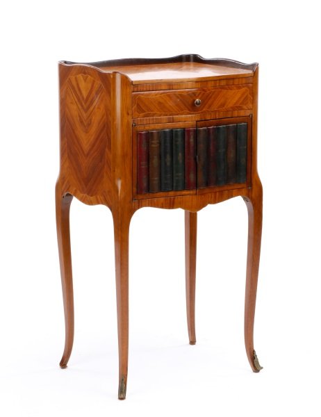 French Louis XV Style Faux Book Side Table (1 of 6)