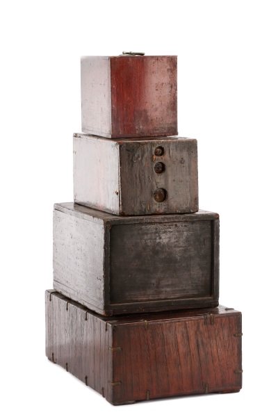 Collection of 4 Asian Storage Boxes, 19th/20th C. (1 of 10)