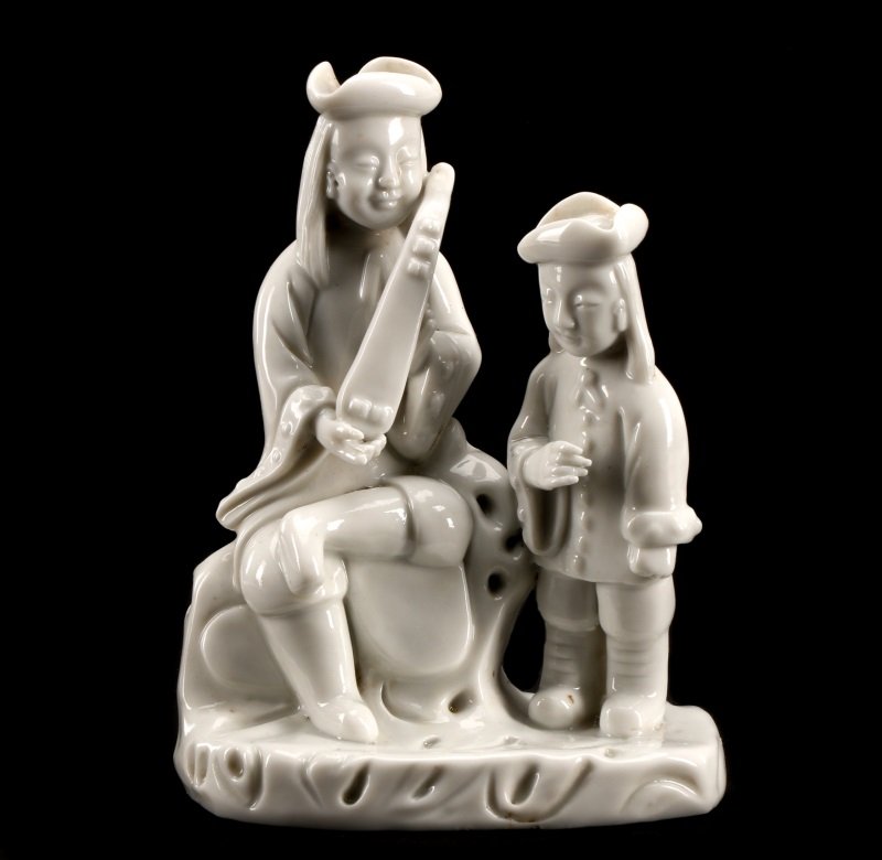 Chinese Blanc de Chine Figural Group, 20th C. (1 of 9)