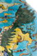 Chinese Porcelain Vase with Many Fu Lions & Bat - 3