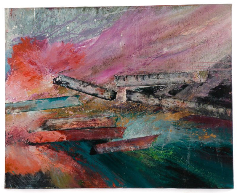 Joan Giordano, Signed Large Abstract MM Painting (1 of 10)