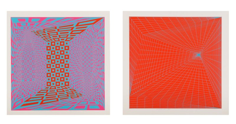 2 Unframed Roy Ahlgren Signed Serigraphs, 1969/71 (1 of 7)