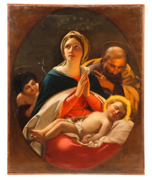 Continental School, 19th Century, Holy Family, Oil (1 of 10)