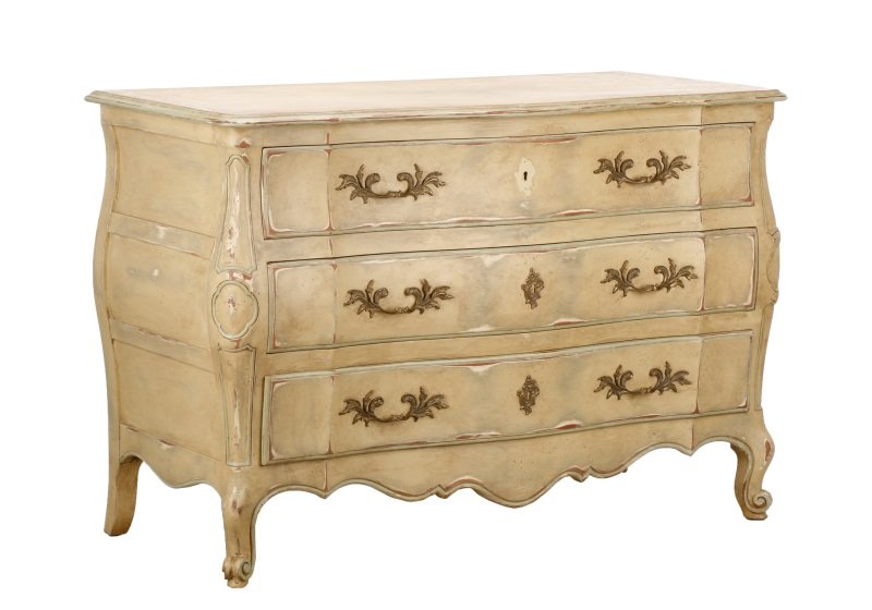 Paint Decorated Three Drawer Commode, Widdicomb (1 of 10)
