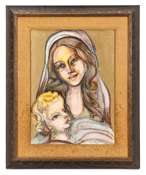 Steffen Thomas 1967 Work, "Woman and Child" (1 of 7)