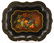 Hand Painted Papier Mache Tray w/Still Life Motif