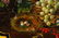 Hand Painted Papier Mache Tray w/Still Life Motif - 3