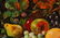 Hand Painted Papier Mache Tray w/Still Life Motif - 4
