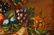 Hand Painted Papier Mache Tray w/Still Life Motif - 5