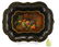 Hand Painted Papier Mache Tray w/Still Life Motif - 8