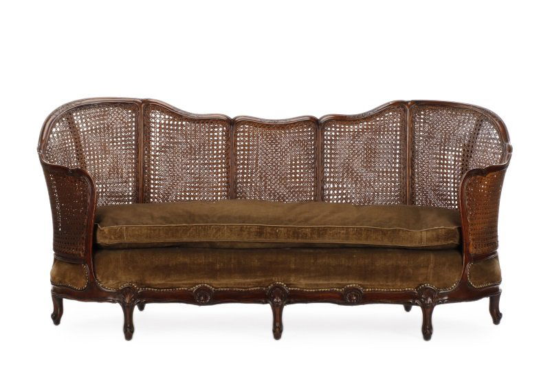 Louis XV Style Carved Walnut Canape, 19th C (1 of 10)