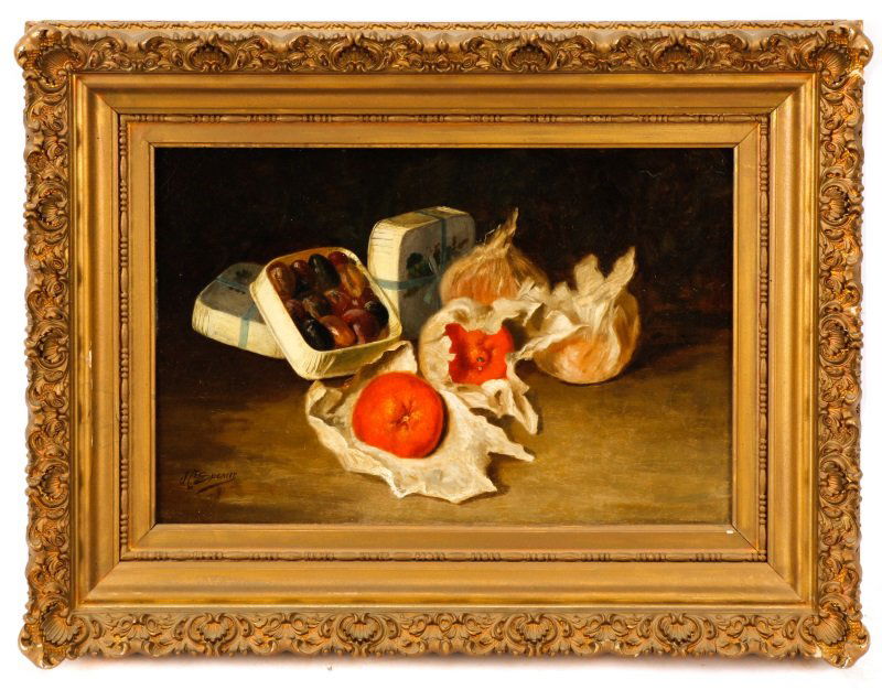 John Clinton Spencer, Still Life with Oranges, Oil (1 of 6)