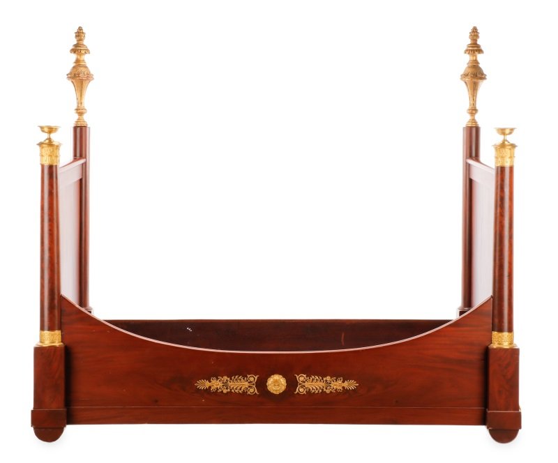French Empire Mahogany & Ormolu Daybed (1 of 9)