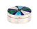 Faberge Style Silver, Guilloche Enamel Pill Box