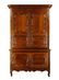 Provincial Louis XV Style Oak Buffet a Deux Corps