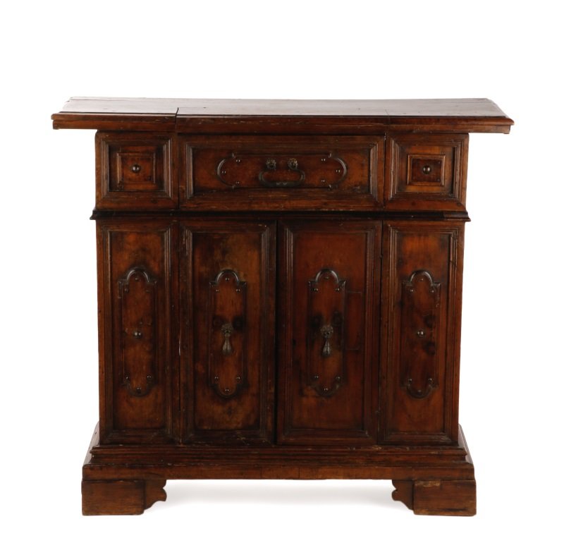 18th C. Italian Walnut Cabinet Converted to Desk (1 of 7)