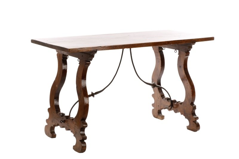 Spanish Baroque Style Walnut Refectory Table (1 of 8)