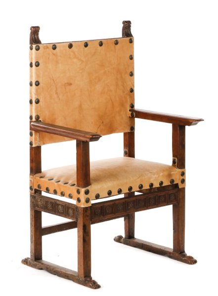 Spanish Colonial Period Friars or Monk Chair (1 of 7)