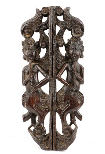 English Figural Oak Wood Carving, 16th Century (1 of 7)