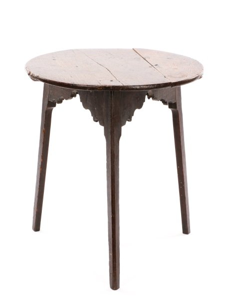 English Country Oak & Pine Cricket Table, 18th C. (1 of 7)