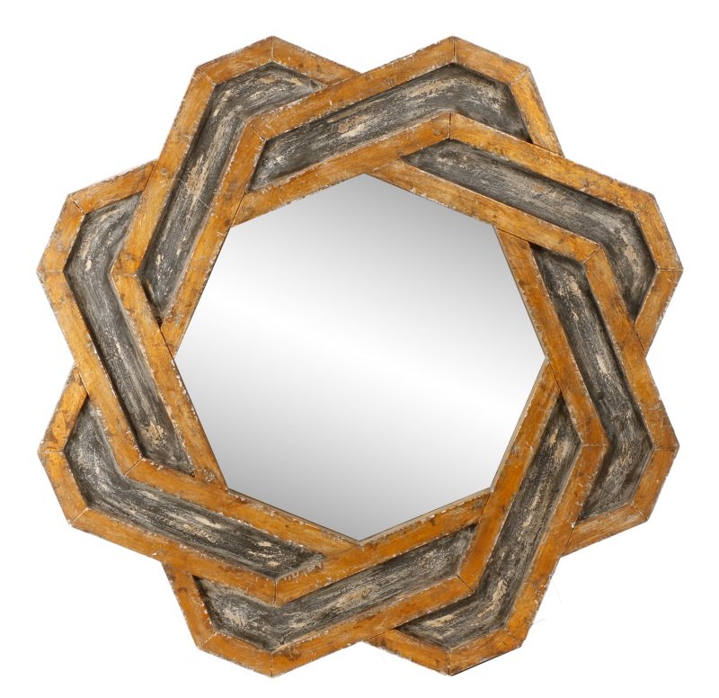 Parcel Gilt Octagonal Endless Knot Wall Mirror (1 of 5)
