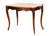French Louis XV Style Walnut Table w/Single Drawer - 8