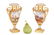 Pair of Old Paris Figural & Gilt Porcelain Urns - 10