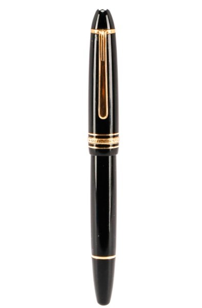 Montblanc Meisterstück No. 146 Fountain Pen: Montblanc (German, founded 1906-), Meisterstück No. 146 classic fountain pen, marked on cap "Montblanc - Meisterstück No. 146 -", marked on nib "4810 14C Montblanc 585". A Montblanc Meisterstück No