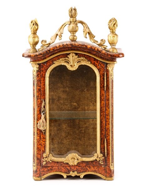 Italian Late 19th C. Faux Boulle Tabletop Vitrine (1 of 9)