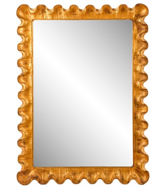 D. Milch & Son, Parzinger Style Scalloped Mirror (1 of 3)