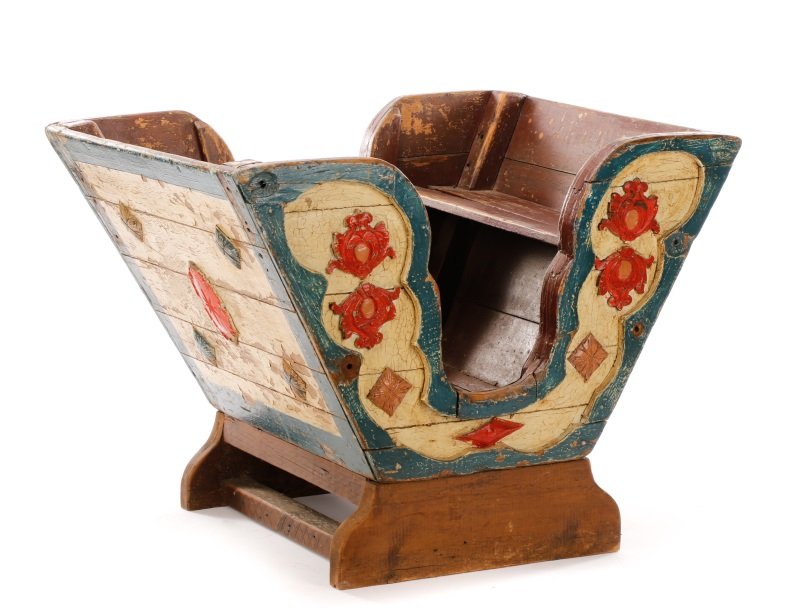 Continental Polychrome Carousel Carriage, 19th C. (1 of 9)