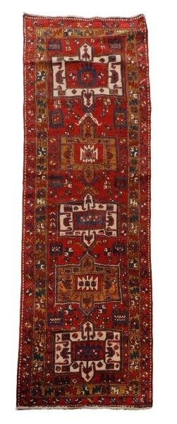 Hand Woven Persian Karajeh Runner 3' 3" x 10' 6" (1 of 6)