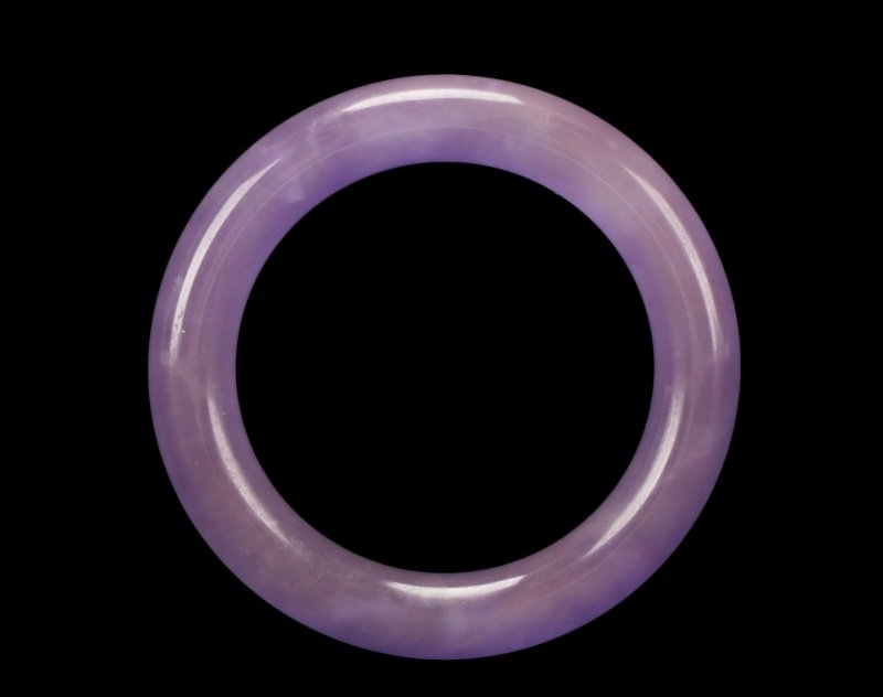 Chinese Lavender Jade Bangle Bracelet (1 of 4)