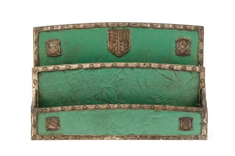 Tiffany Studios Heraldic Pattern Green Desk File (1 of 10)