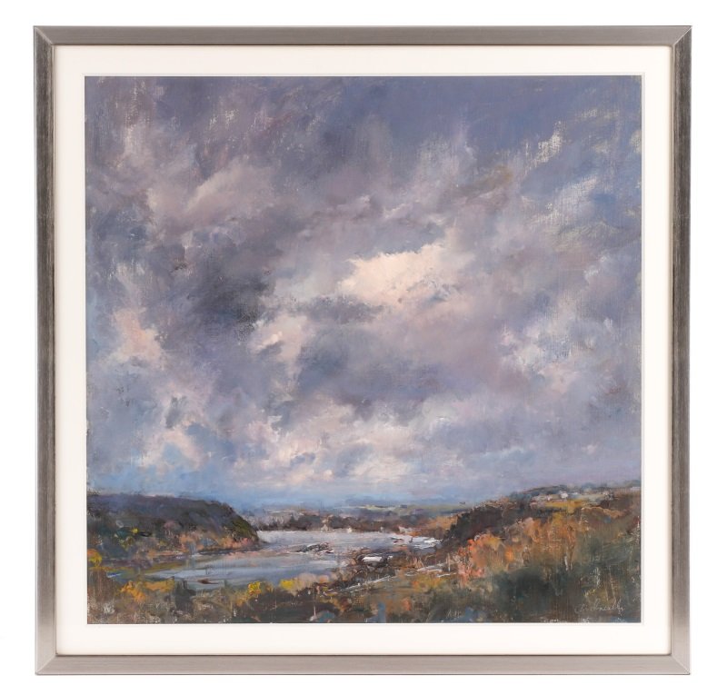 Robert Andriulli "Stormy Landscape I" Oil (1 of 6)