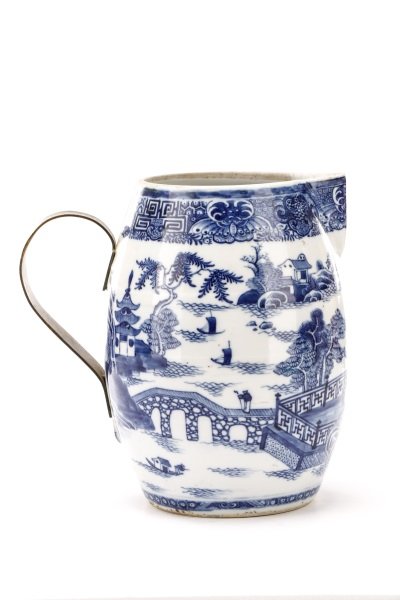 Fine Chinese Export Blue Willow Pitcher, c.1810 (1 of 10)