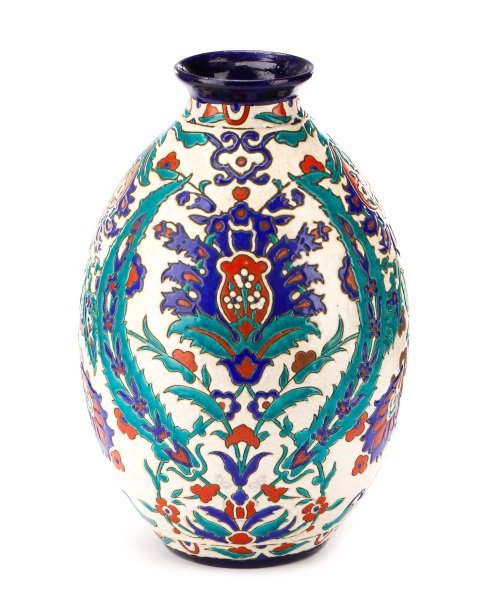 Boch Frères Glazed And Enameled Art Nouveau Vase (1 of 7)