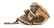 African Carved Beaded & Shell Accented Helmet Mask - 6