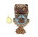 African Kuba Bwoom Helmet Mask, Bead & Shell - 10