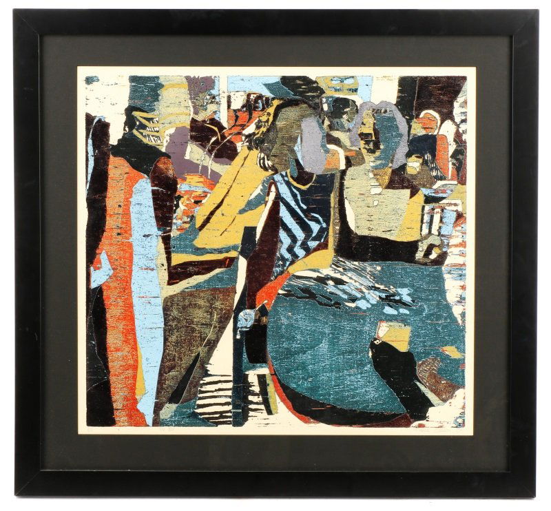 Michael Ellison, "The Bar", Screen Print, 1984 (1 of 9)